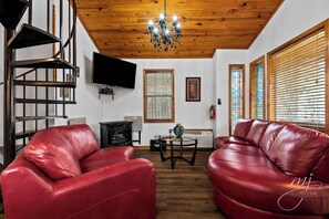 TV connectée, cheminée