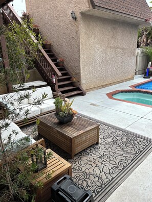 Terrace/patio - Large Beach house multi family fun (Imperial Beach)