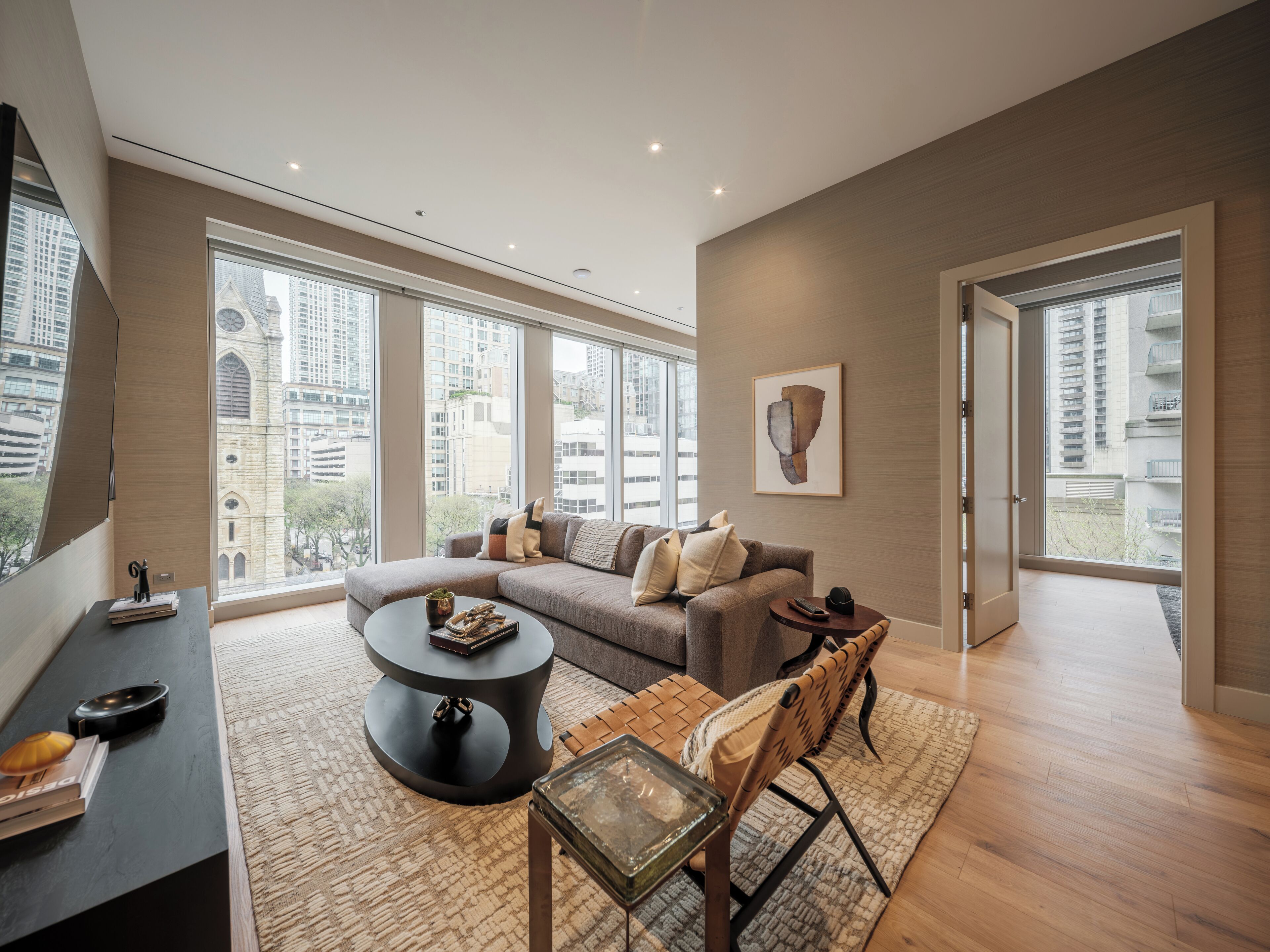 Phòng Suite, quang cảnh thành phố | Khu phòng khách