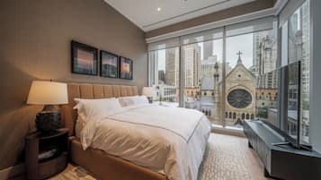 Suite, City View | Premium bedding, pillow-top beds, in-room safe, desk