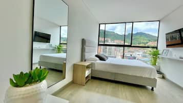 1 habitación, tabla de planchar con plancha, wifi gratis y ropa de cama