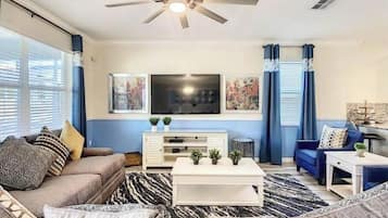 Smart-tv, videospil, stereoanlæg