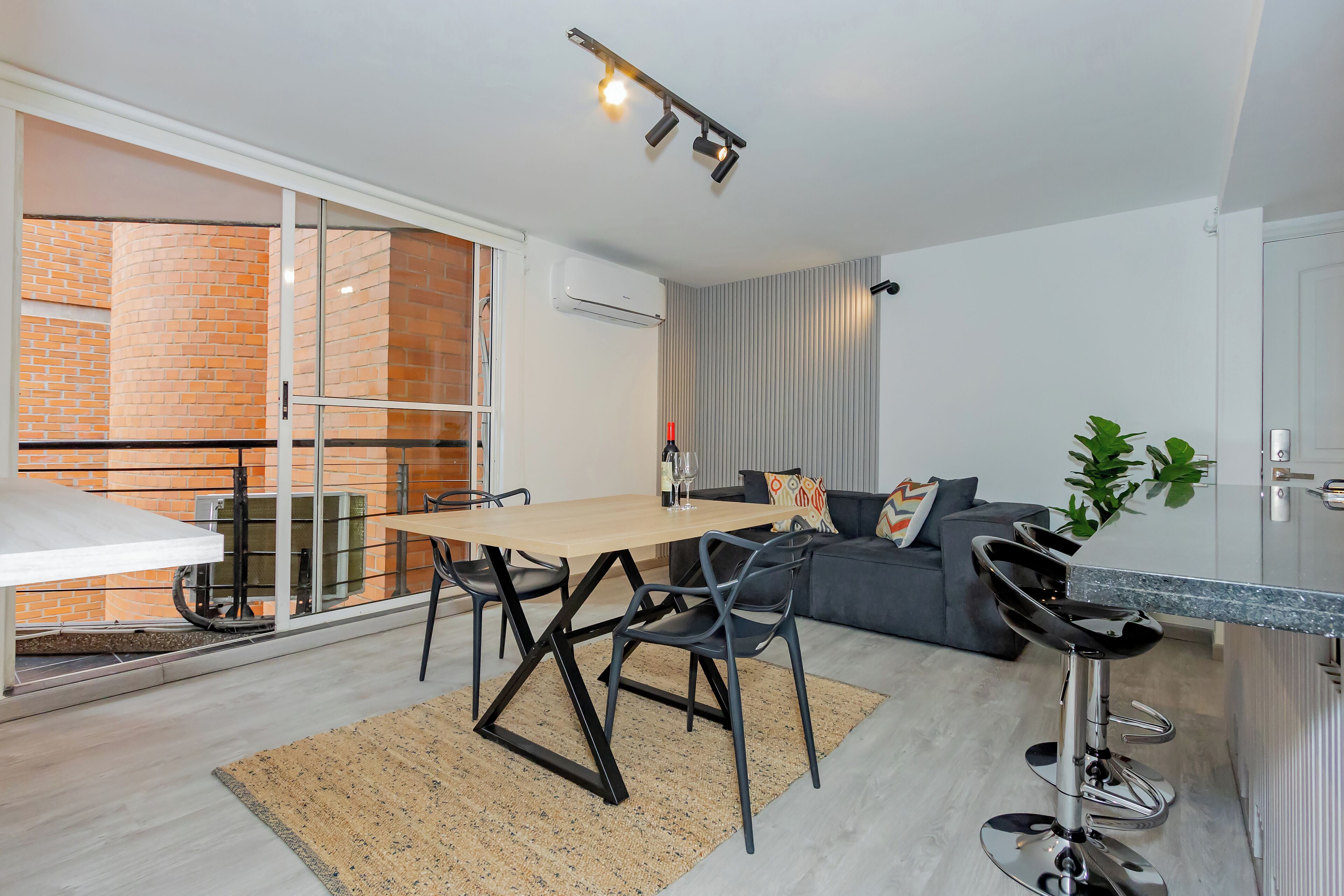 Spiseområde på rommet