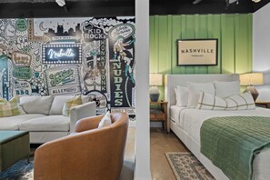 1 habitación, tabla de planchar con plancha, wifi y ropa de cama 