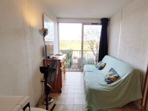TV - T2 Apartment with pool, tennis & parking - Near the beach - 3/4 pers (Fleury-Saint-Pierre-la-Mer)