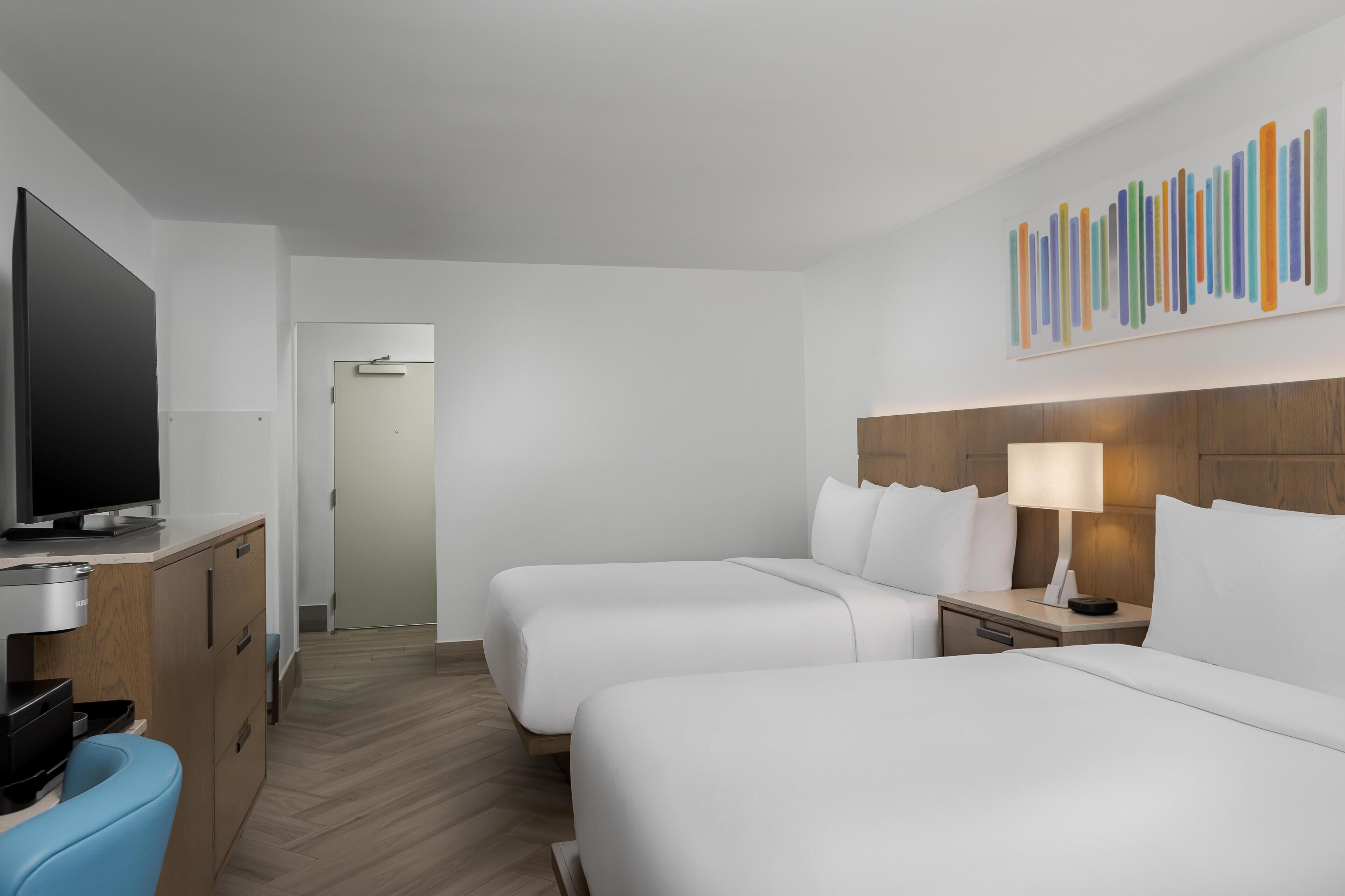 Hypo-allergenic bedding available, in-room safe, blackout drapes