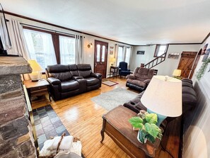 TV connectée, cheminée