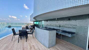 Patio hawaiano