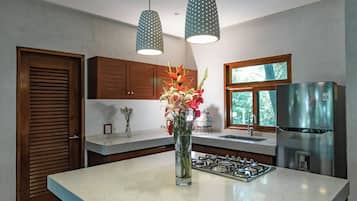 Deluxe-Suite, Balkon, Strandblick | Eigene Küche