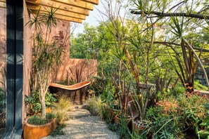 Superior suite, balkon, uitzicht op de stad | Terras