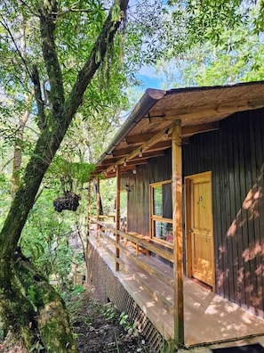 Terrace/patio - Hotel Estancia del Monje (Cobán)