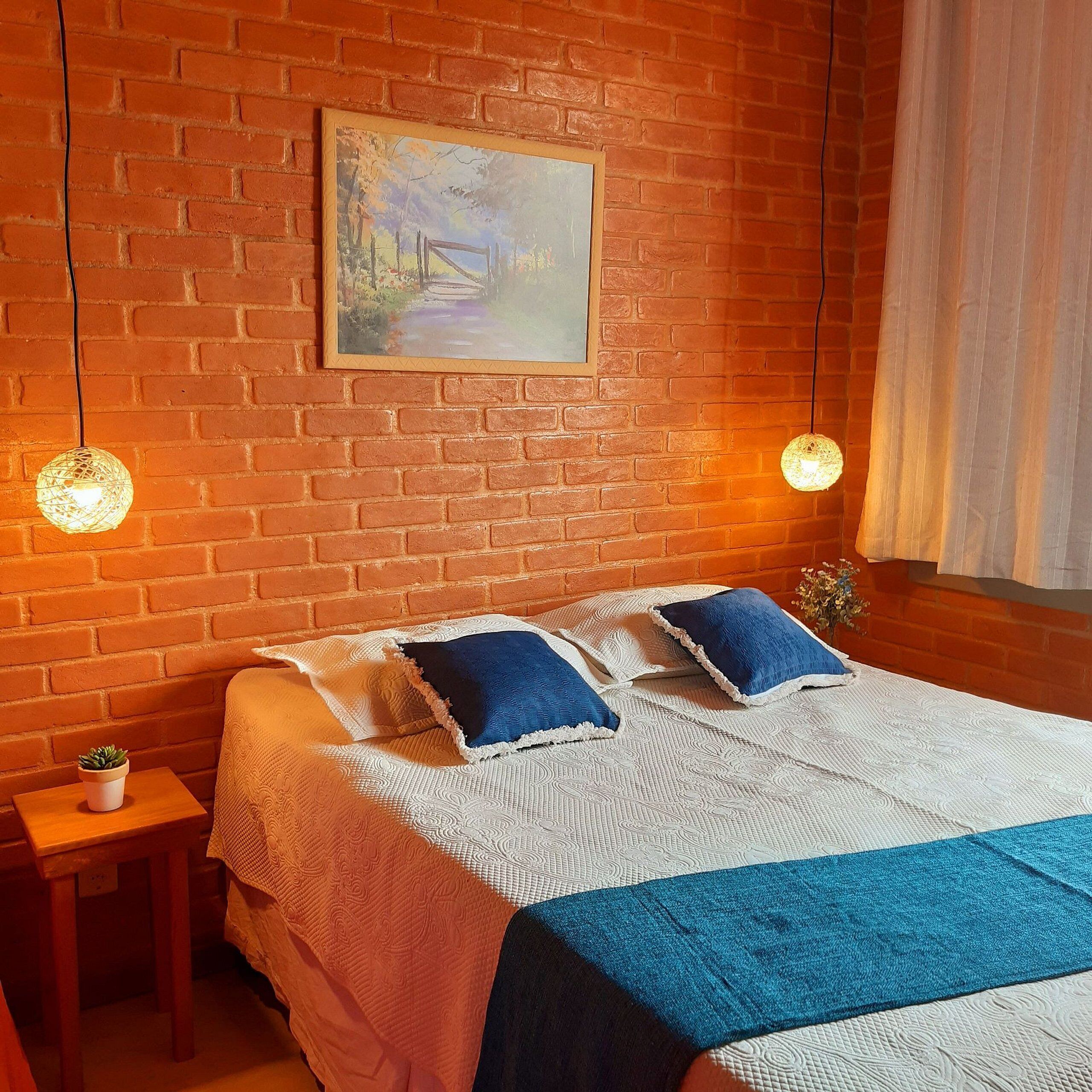 Chalé básico | 3 quartos, individualmente decorados, individualmente mobiliados