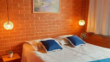 Chalé básico | 3 quartos, individualmente decorados, individualmente mobiliados