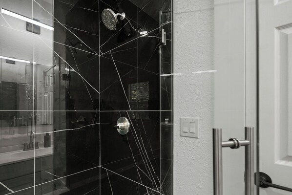 Towels, soap, toilet paper