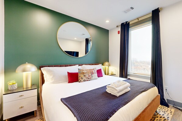 1 habitación, tabla de planchar con plancha, wifi y ropa de cama 