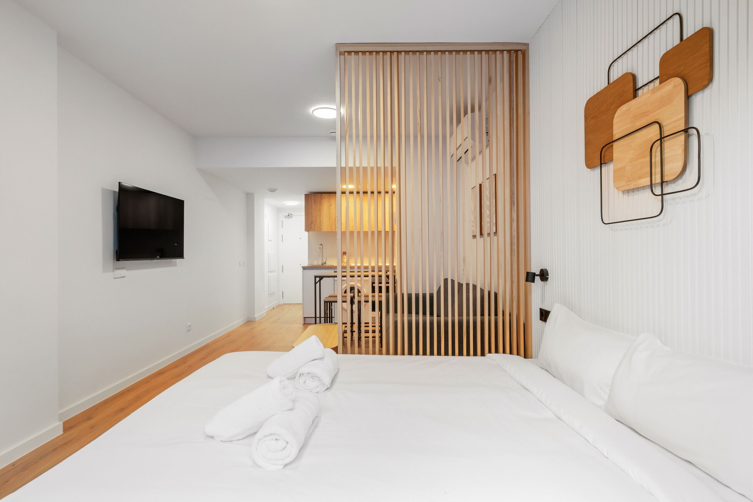 1 dormitorio, tabla de planchar con plancha, wifi gratis y ropa de cama