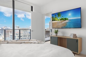 1 quarto, Wi-Fi de cortesia, roupa de cama