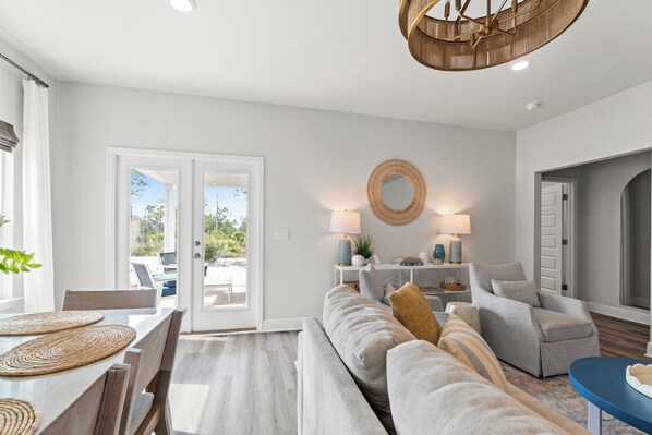 Smart TV, foosball, table tennis