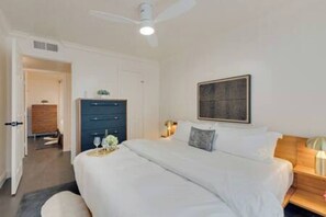 2 bedrooms, iron/ironing board, travel crib, free WiFi