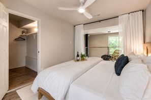 1 bedroom, iron/ironing board, travel crib, free WiFi