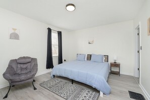 2 bedrooms, in-room safe, iron/ironing board, WiFi