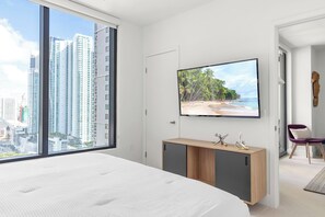 1 habitación, cuna de viaje, wifi gratis y ropa de cama 