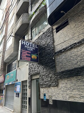 Majoituspaikan julkisivu