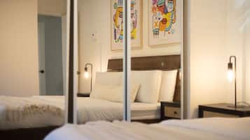 3 dormitorios, tabla de planchar con plancha, wifi gratis y ropa de cama