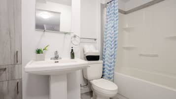 Hair dryer, towels