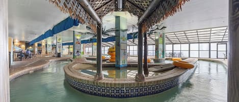 Indoor pool, a heated pool