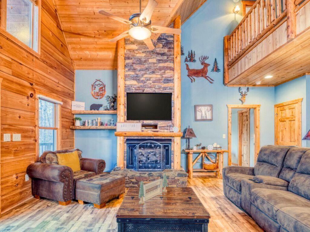 Smart TV, fireplace, video games, ping pong