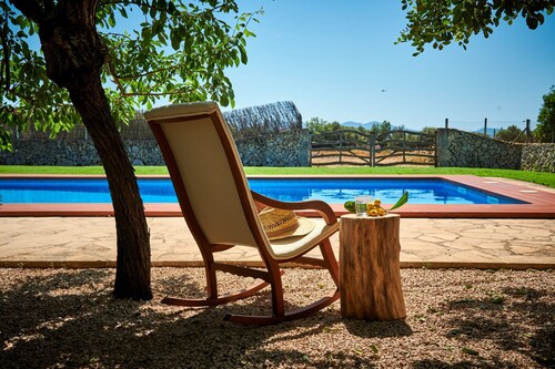 Landhaus 'Son Soler - Can Torres' mit Bergblick, privatem Pool und WLAN