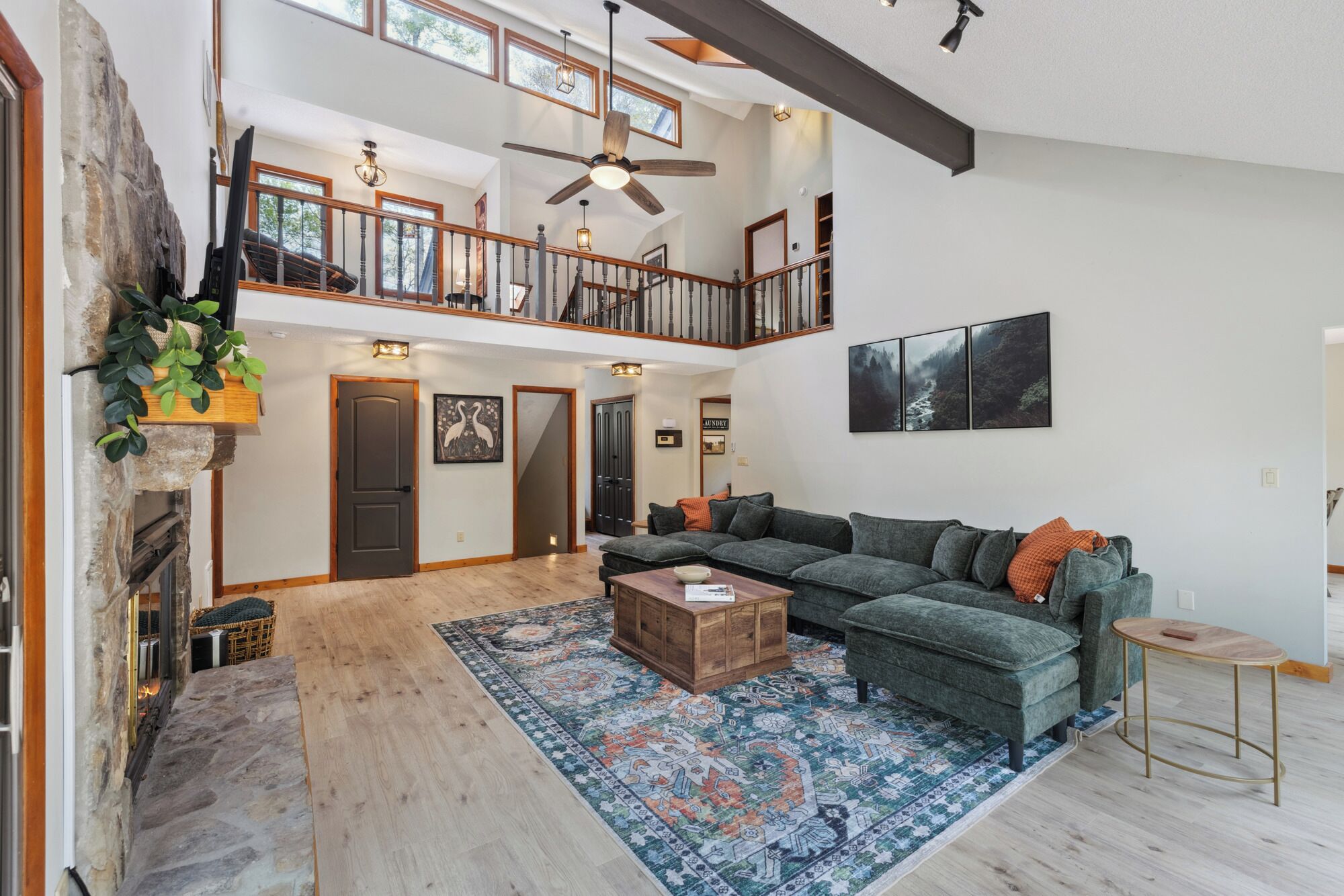 Smart TV, table football, books