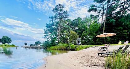 Private 5-acre Waterfront Retreat with Main & Guest House & BBQ Shed