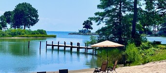 Private 5-acre Waterfront Retreat with Main & Guest House & BBQ Shed