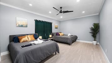 5 makuuhuonetta, silitysrauta/-lauta, ilmainen Wi-Fi, vuodevaatteet