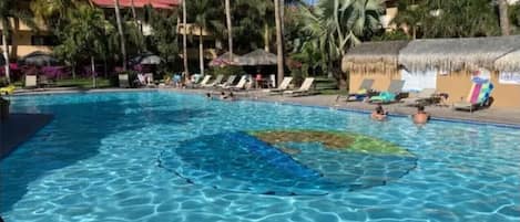 Una piscina climatizada