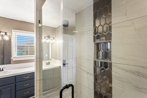 Shower, towels
