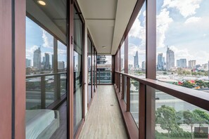 Presidential Apartment, 2 Bedrooms, Balcony, City View | Terrace/patio