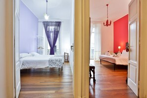 2 chambres, fer et planche à repasser, Wi-Fi, draps fournis