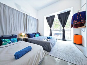 4 makuuhuonetta, silitysrauta/-lauta, Wi-Fi, vuodevaatteet