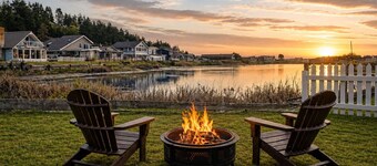 Pet friendly Cabin with Beach access and Firepit