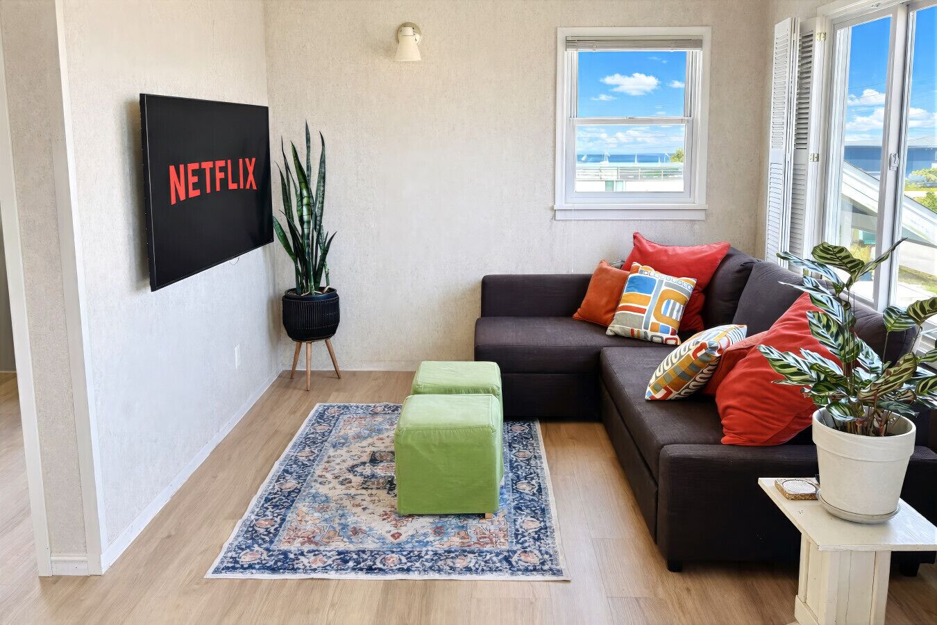 Smart TV, books, music library, video library