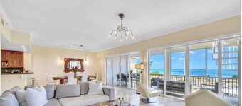 Ocean View Penthouse | Retreat amenities: tennis court, heated Pool | Vista Key Two