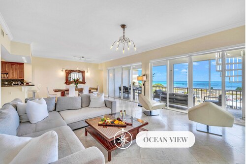 Ocean View Penthouse | Retreat amenities: tennis court, heated Pool | Vista Key Two
