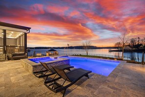 Pool - Sensational Sunsets by SoCharm | *Brand NEW* Luxury Home w/Pool/Hot Tub and Expansive Views (Sherrills Ford)