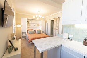 1 Schlafzimmer, Bügeleisen/Bügelbrett, kostenloses WLAN, Bettwäsche