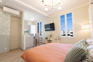 1 soverom, strykejern/-brett, wi-fi (inkludert) og sengetøy