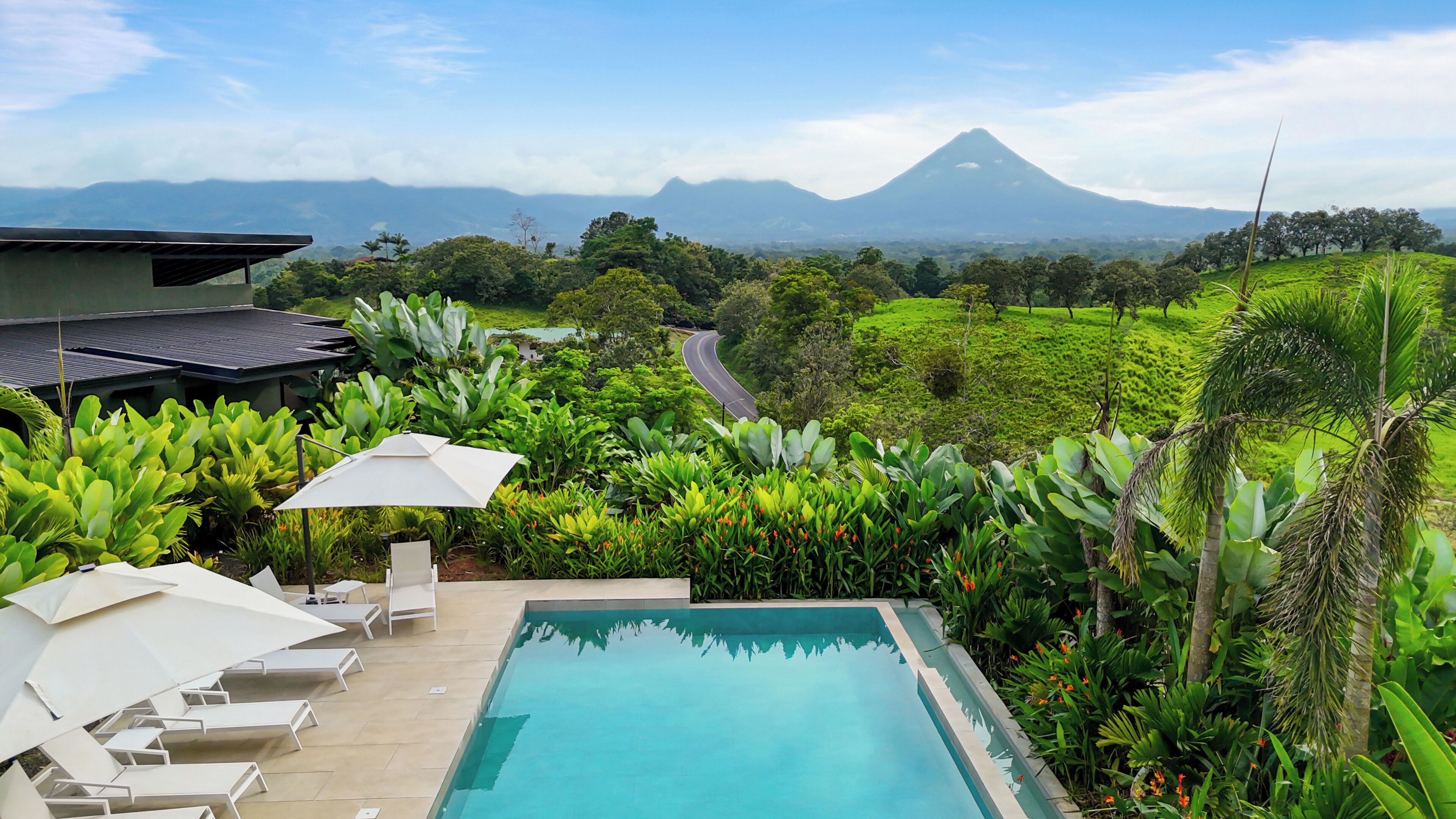 Alberca al aire libre 