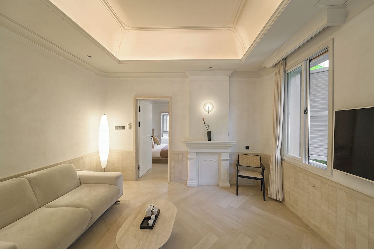 Suite Luxury, vista giardino | 1 camera, una scrivania, postazione laptop, Wi-Fi gratuito